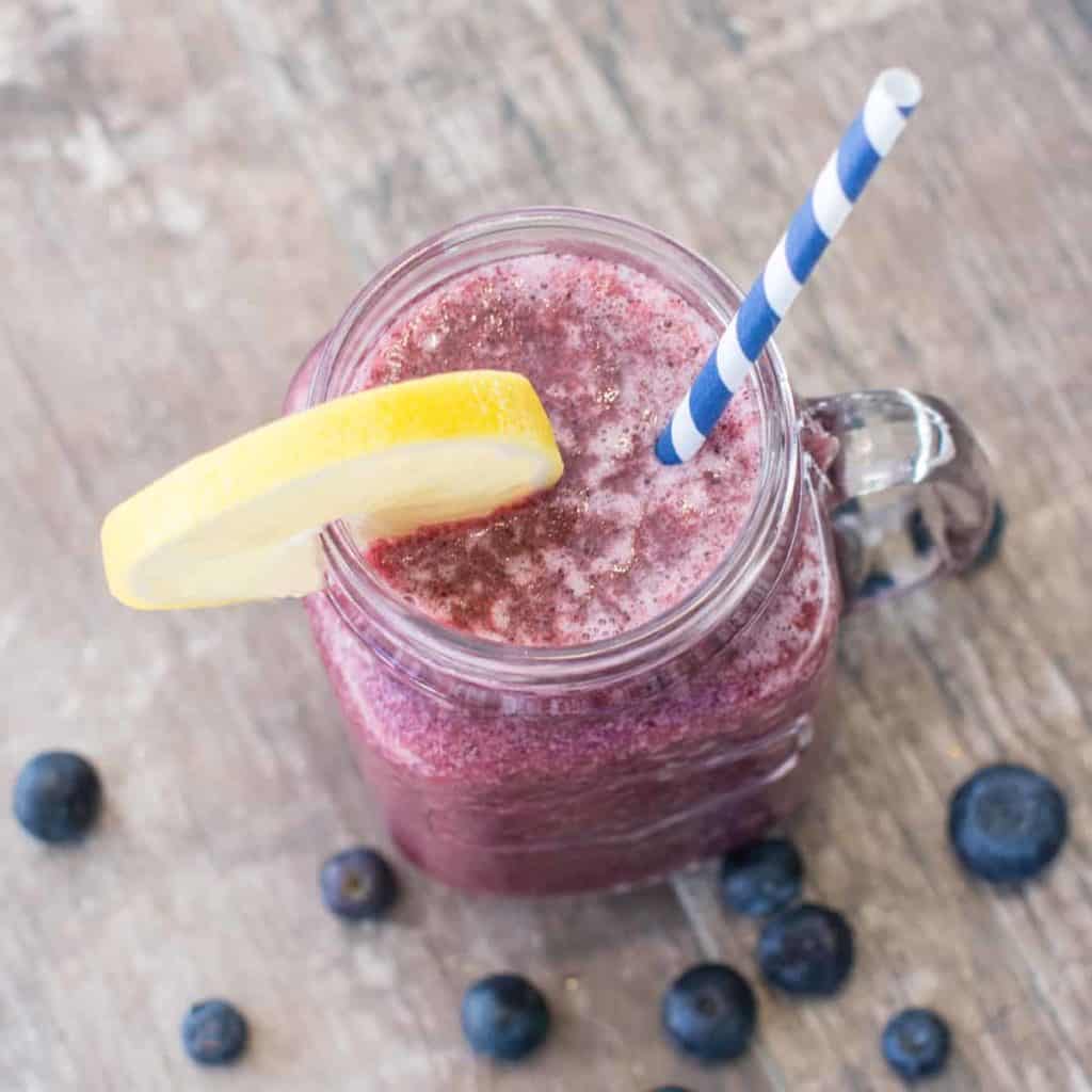 Apple Blueberry Lemon Smoothie [No Added Sugar] Watch Learn Eat