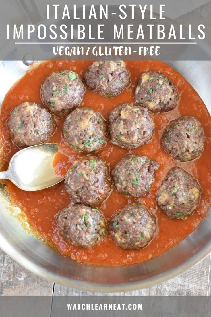 The Best Impossible Burger Meatballs (ItalianStyle ) Watch Learn Eat