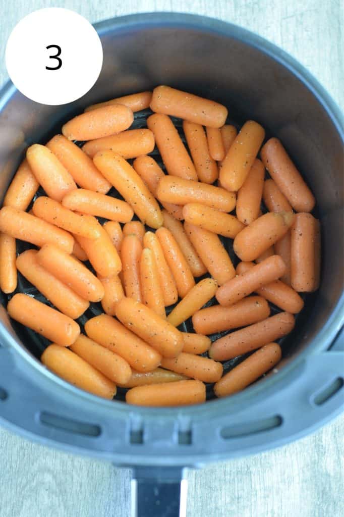 carrots in air fryer before cooking