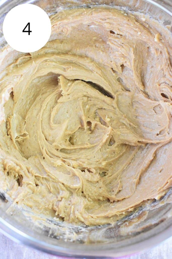 cookie dough after dry and wet ingredients mixed together
