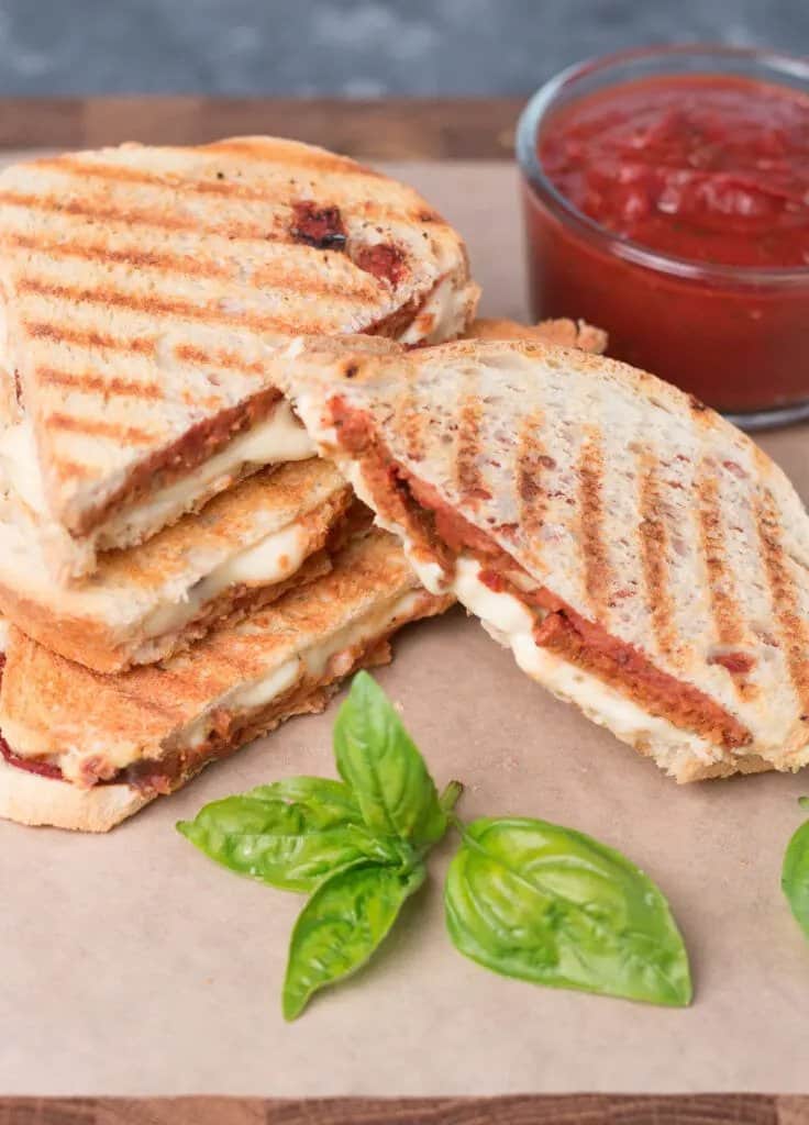 Crispy Tofu Panini - Plantifully Based