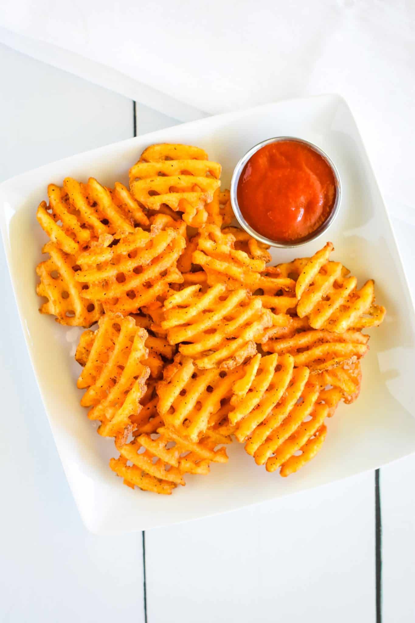 Frozen Waffle Fries in Air Fryer Watch Learn Eat