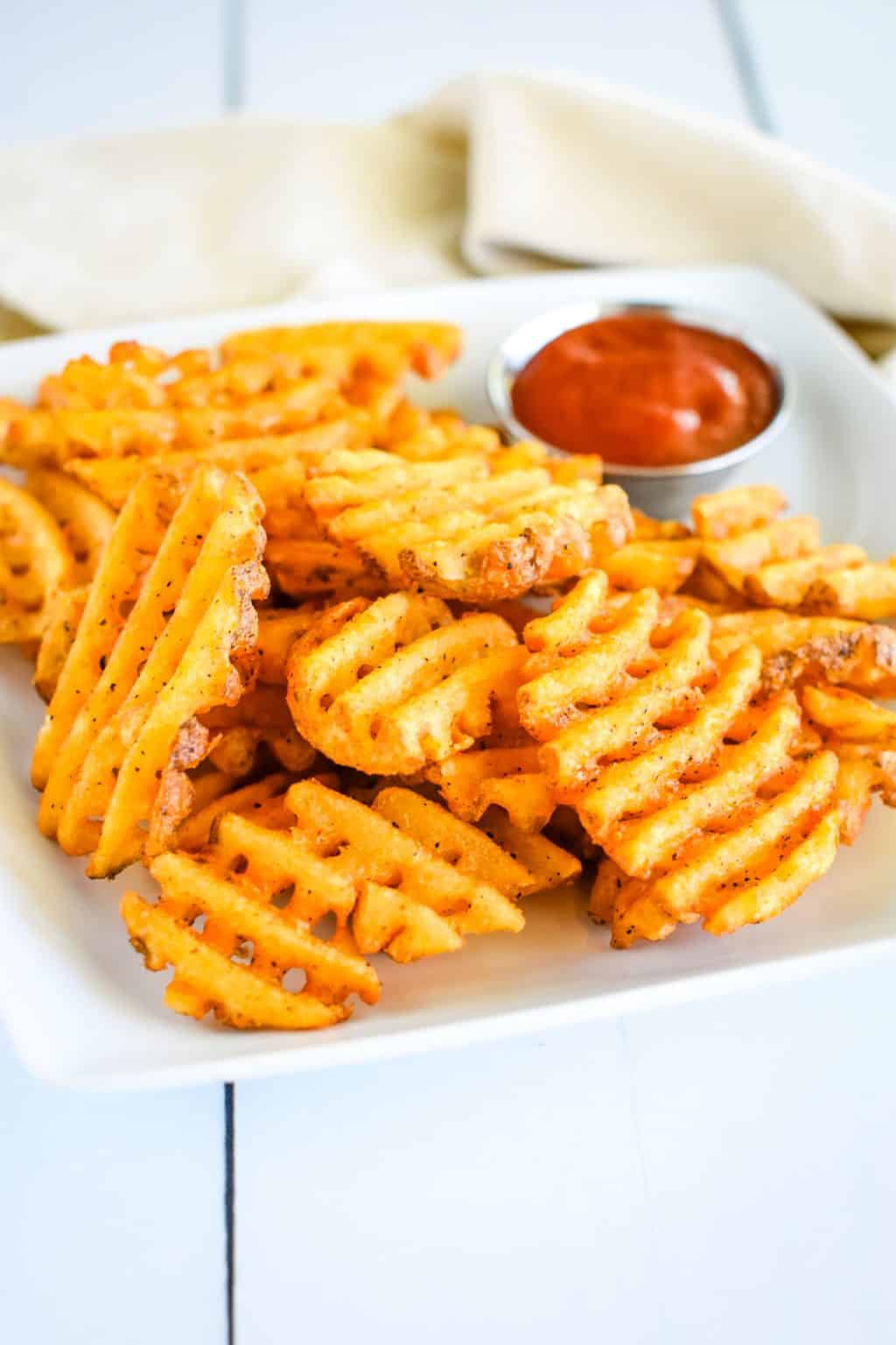 Frozen Waffle Fries in Air Fryer Watch Learn Eat
