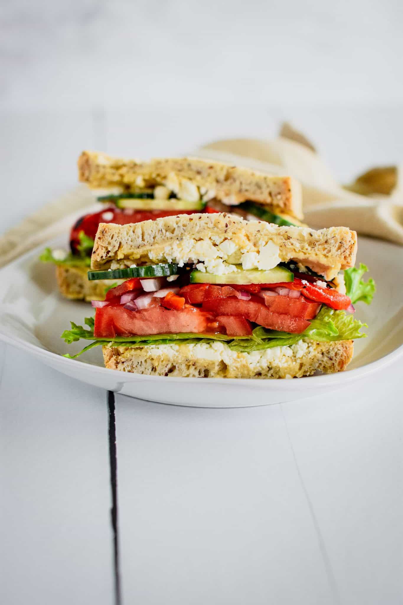Panera Mediterranean Veggie Sandwich (Easy Copycat Version) Watch