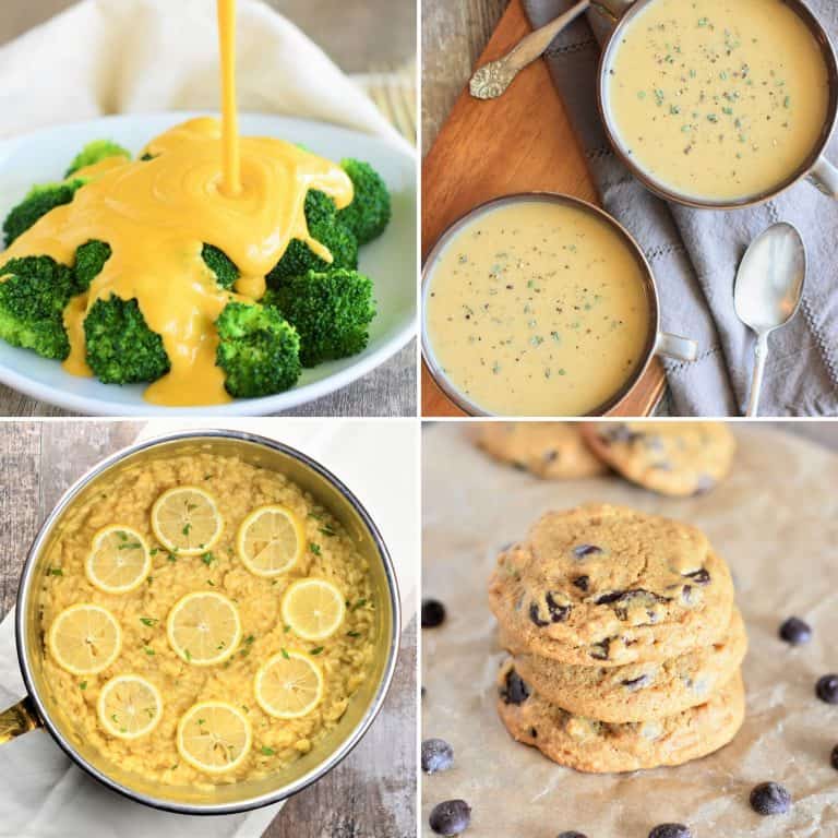 collage of 4 of the top 10 gluten-free vegan recipes of 2019
