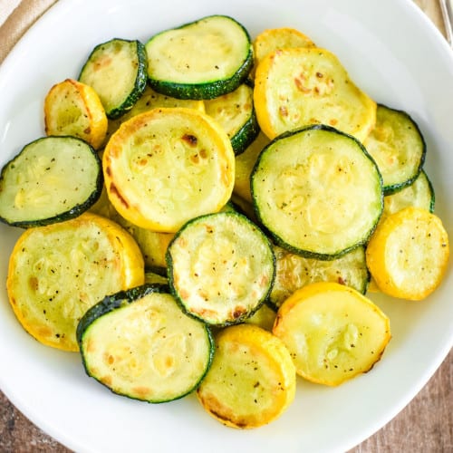 Air Fryer Squash [Yellow Squash & Zucchini] - Watch Learn Eat