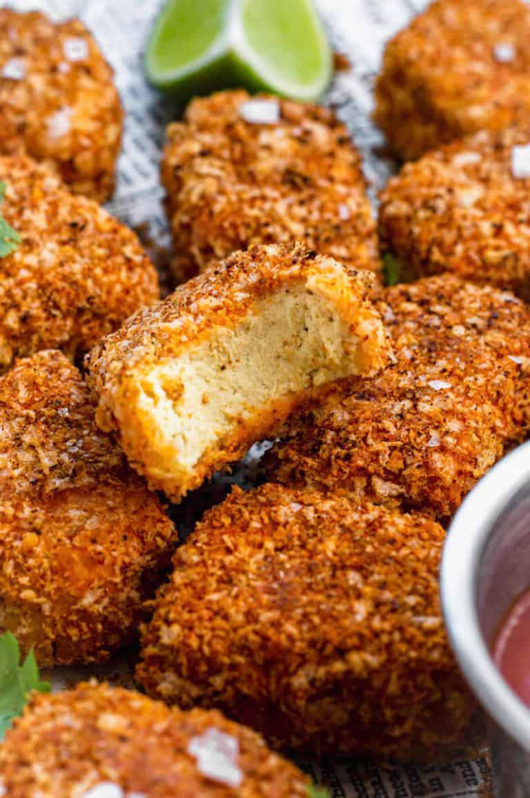 Crispy Air Fryer Tofu Nuggets Recipe (Vegan) Watch Learn Eat