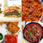 Collage of four Best Beyond Meat recipes with text title overlay.