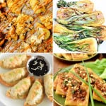 Collage four Best Dishes to Serve with Fried Rice.
