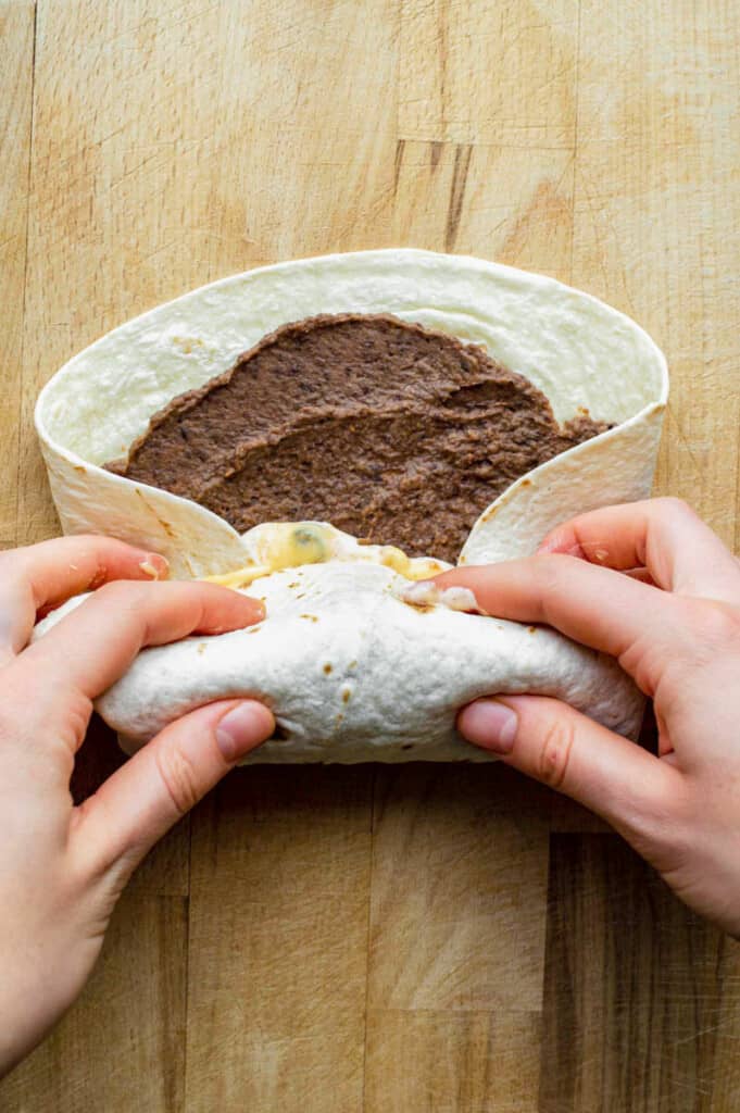 Cheesy Bean and Rice Burritos Recipe - Watch Learn Eat