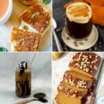 collage of 4 of the Starbucks copycat recipes from the roundup.