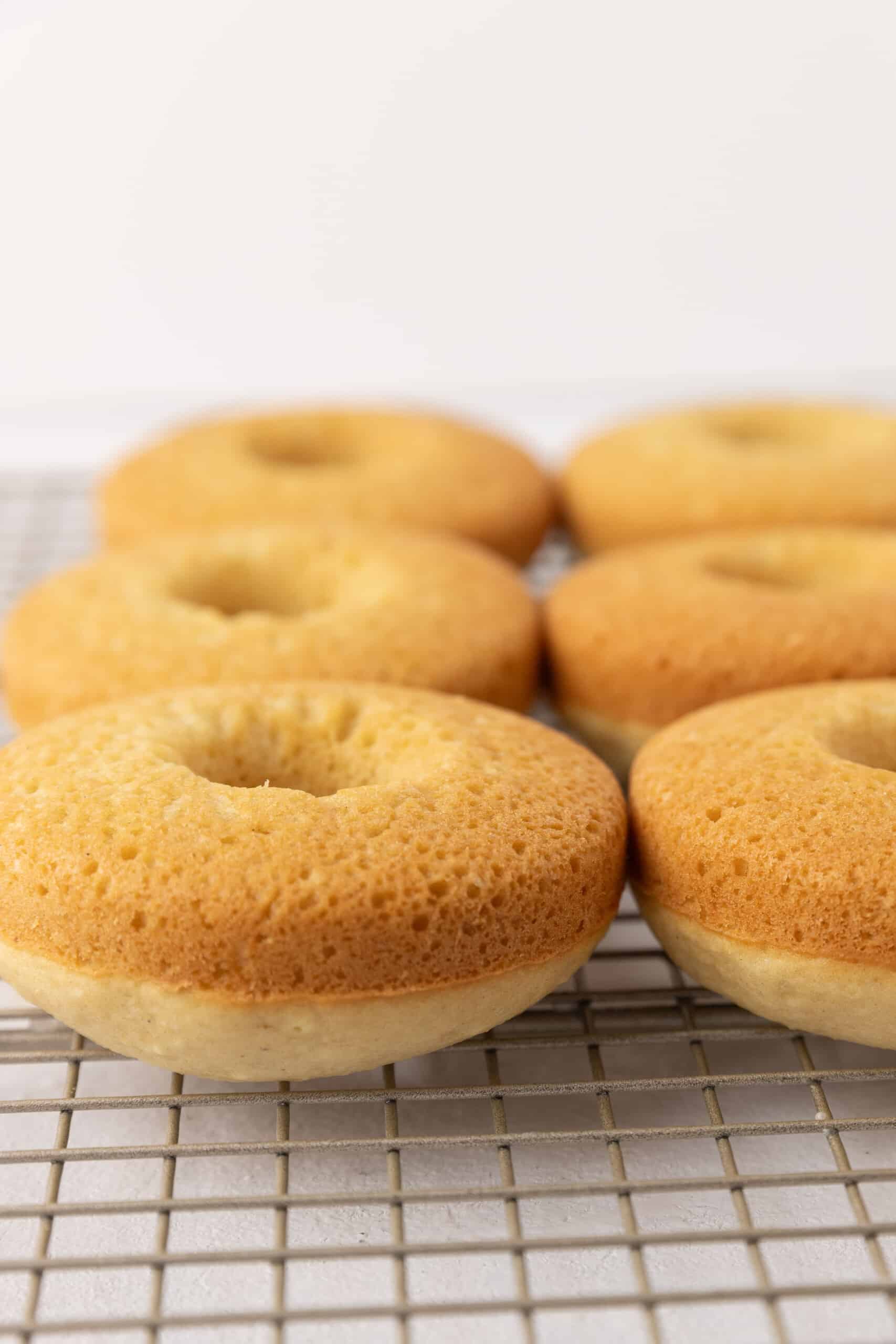 Soft fluffy doughnuts.