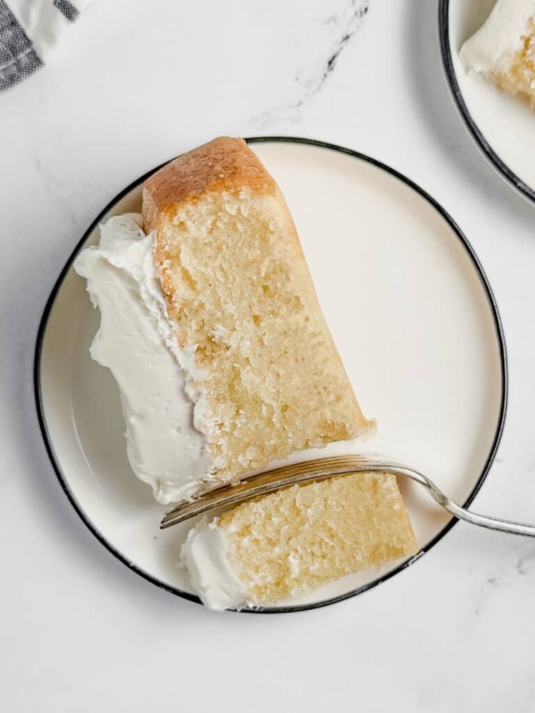 Eggless cake.