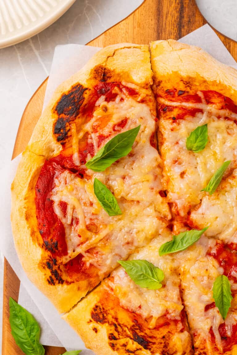 Vegan pizza.