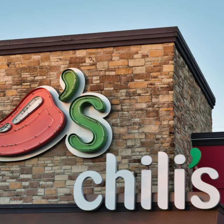 Chili's restaurant building with logo