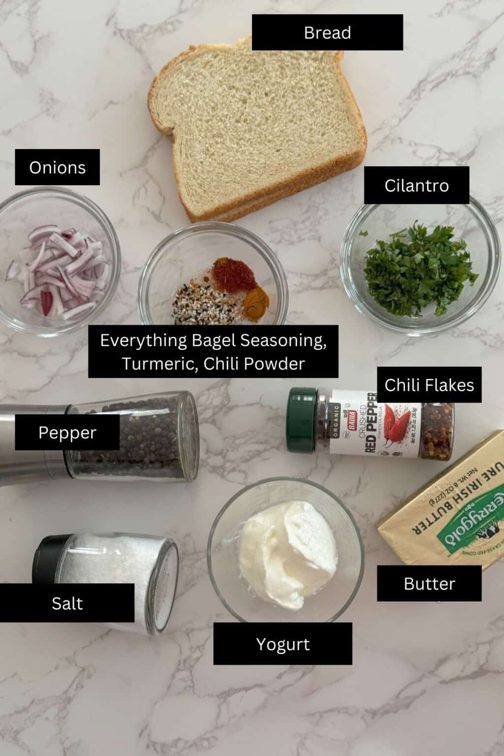 Dahi Toast (Spiced Yogurt Toast) - Watch Learn Eat