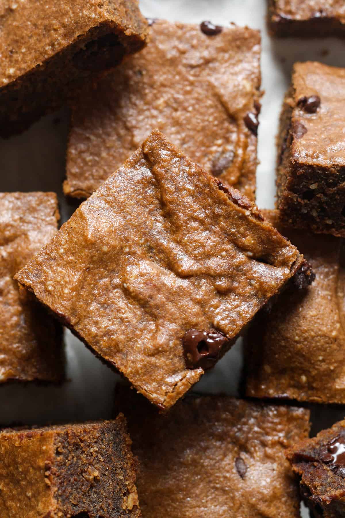 Chocolate Banana Brownie Square precut