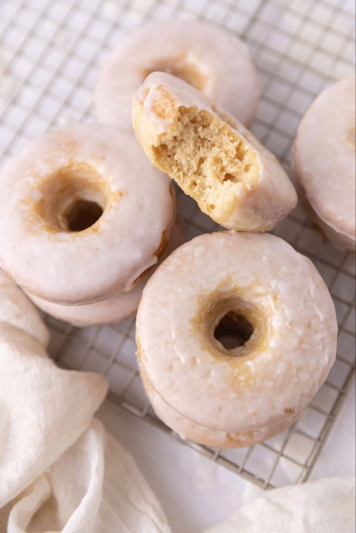 Stack-of-Donuts-with-one-that-donut-bite