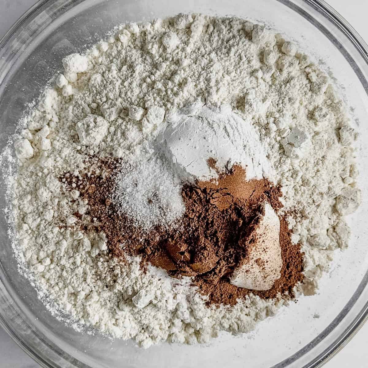 step 1 - mix together dry ingredients