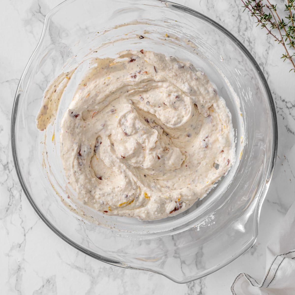 process 5 - ricotta mixture with all ingredients mixed in