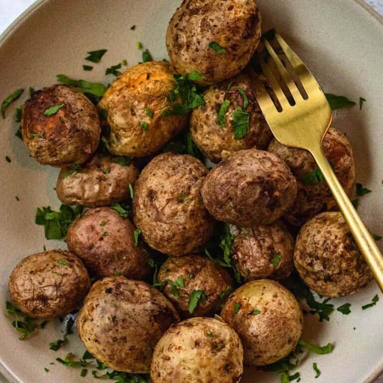 overhead Air Fryer Frozen Roast Potatoes